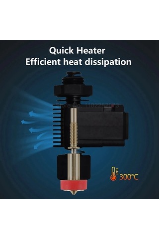 Gatherco Revo Hotend Ekstruder 0,25 Mm 0,4 Mm 0,6 Mm 0,8 Mm 3d Yazıcı Entegre Nozullar Pirinç Nozul 0,4 Mm