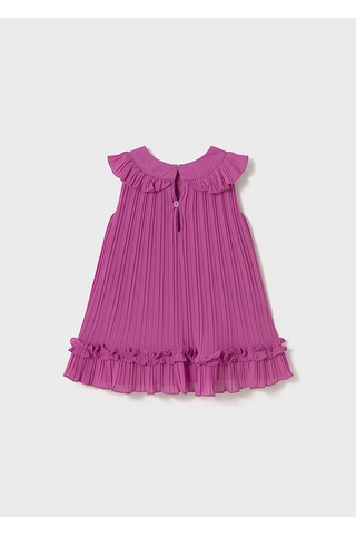 Mayoral 1915 Kız Çocuk Mürdüm Pileli Elbise MÜRDÜM