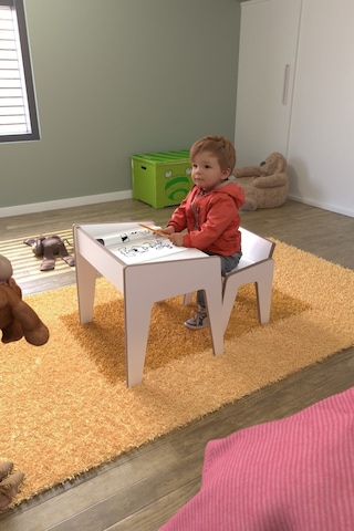 Çocuk Oyun Ve Aktivite Masası Ve Sandalye Beyaz