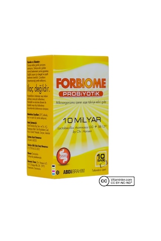 Forbiome Probiyotik 10 Saşe Aromasız