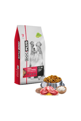 DogPlus Düşük Tahıllı Hipoalerjenik Kuzu Etli ve Pirinçli Yetişkin Köpek Maması 3 KG