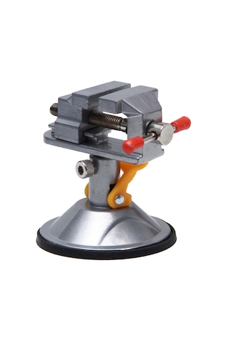 Yaleker Alüminyum Mini Süspansiyon Somun - 360 Derece Döner Baş - 12-55mm Tutma Aralığı - Pervane Olmadan - Gri Gümüş