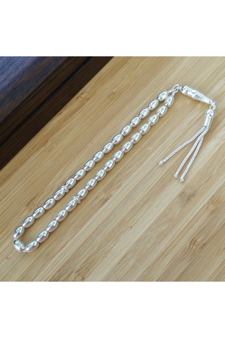 Arpa Kesim Gümüş Tesbih Model 4