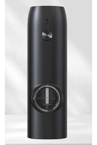 Novahub Kymq-15a Otomatik Typl-c S Arj Elektrikli Karabiber Ve Tuz Öğütücüsü Siyah Siyah