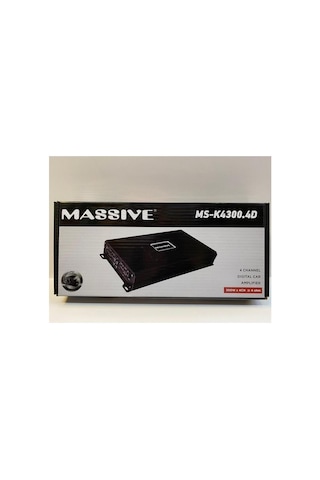 Massive 4 Kanal Amfi Ms-k4300.4d Class D Seri