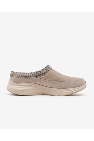 Skechers Contour Foam Boot - Cozy Fıt Cascade Kadın Bej Arkası Açık Spor Ayakkabı 168160 Tpe