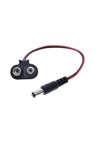 9 Volt 2.1 Mm Jacklı Pil Başlığı Ic-232a