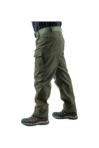 İçi Polarlı Softshell Pantolon - Su Rüzgar Geçirmez - Savage - Haki - Tactical Pantolon Çok Renkli