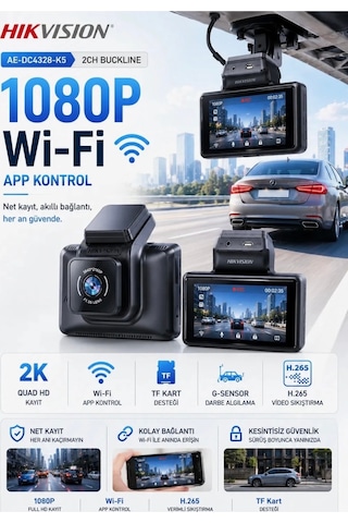 Hikvision Ae-dc4328-k5 Ön Ve Arka Araç Kamerası Seti