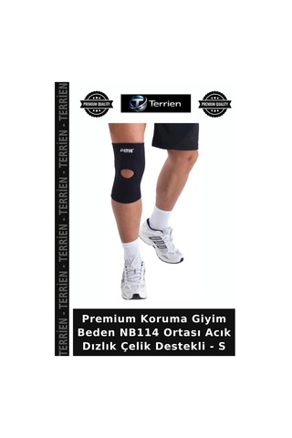 Premium Koruma Giyim Beden Nb114 Ortası Acık Dızlık Çelik Destekli - S