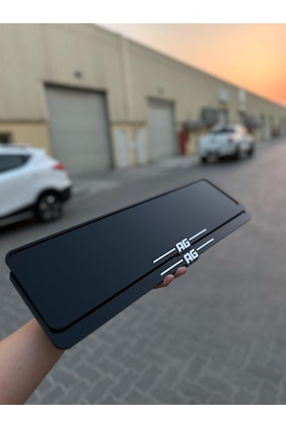 Baş Harflerinize Özel Kesim Full Pleksi Plakalık