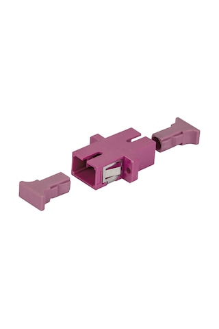 Alfafonet Sc/pc Simpleks Multimode Om4 Fiber Optik Adaptör 1 Paket - 25 Adet