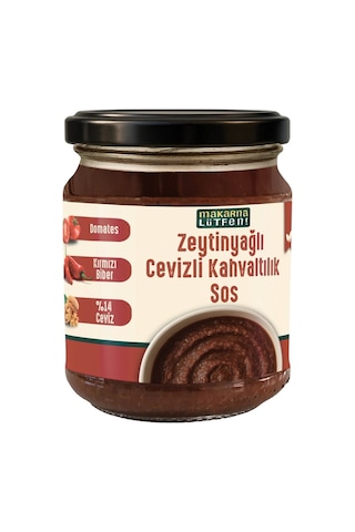 Makarna Lütfen! Zeytinyağlı Cevizli Kahvaltılık Sos 170 Gram