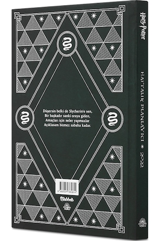 Mabbels Mösyö Taha Harry Potter Haftalık Ajanda Slytherin Çok Renkli