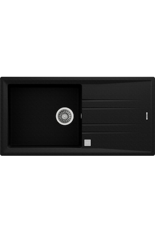 Teka Stone 50 B-Tg Metalik Siyah Granit Eviye