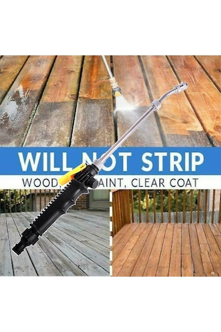 Mufunye 2'si 1 Arada Yüksek Basınçlı Güçlü Araba Su Yıkama Çubuğu Nozulu Sprey Akış Kontrolü 70cm