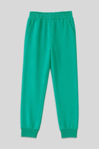 Tommy Life Deniz Yeşili Yüksek Bel Jogger Rahat Form Manşetli Kadın Eşofman Alt - 94561 Yeşil