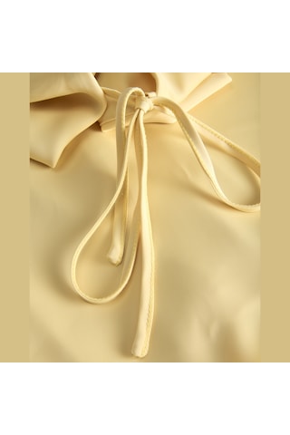 Kadin Sifir Yaka Mini Elbise - Milla - 12294859 Sunlight