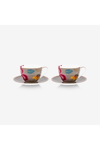 Pip Studio Haki Porselen Çay Fincan Seti 280 Ml