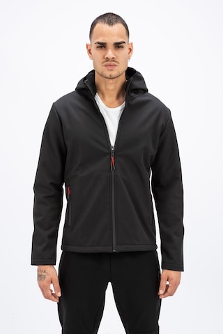 Exuma Haki Kapşonlu Softshell Mont (X-Large)