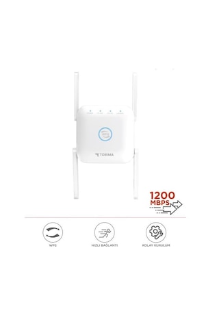 Torima AC24 Wifi Pro Sinyal Yakınlaştırıcı Router Beyaz