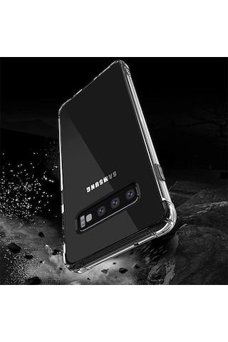 Hepsi Ally Sm Galaxy Uyumlu S10 Anti-drop Darbe Emici Silikon Kılıf- 5775 Najmaddin Şeffaf