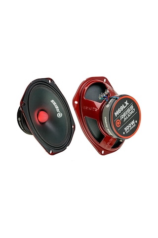Reiss Audio Rs-m69lx Rgb 20 Cm Oto Midrange Hoparlör Deprem Serisi Çifti 600 Watt-300 Rms