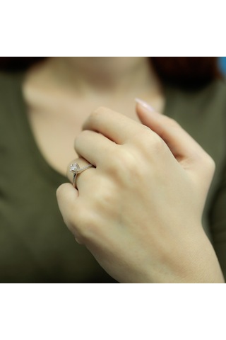 Lova Toplam 0,26 Karat Pırlanta Tektaş Yüzük - 1070049