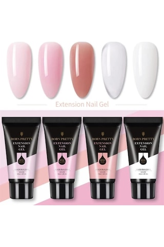 Born Pretty Tırnak Uzatma Poly Jel Soft Pembe 50050-1