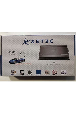 Xetec Xi-500.4 4 Kanal Amplifikatör
