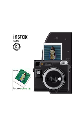Instax SQ40 Fotoğraf Makinesi + 10'lu Kare Film