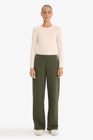 Defacto Straight Fit Beli Lastikli Basic Düz Cepli Eşofman Altı F7143ax25aukh211 Haki-kh211
