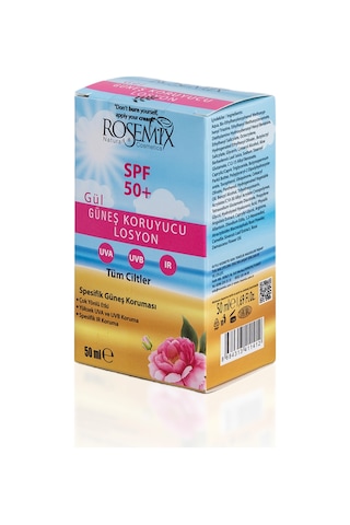 Rosemix - 413 - - Gül Yağlı Güneş Koruyucu Losyon +50 Spf + - 2 Adetlik - Spt-gld - Set Ürün