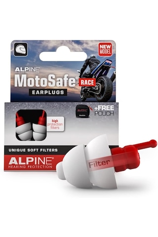Alpine Motosafe Race Motosiklet Kulak Tıkacı, 20 Db Koruma
