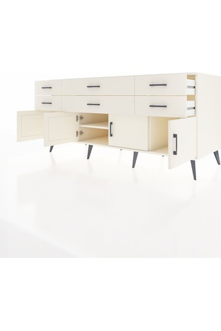 Kronos Konsol 2 Raflı 6 Çekmeceli 4 Kapaklı 176x59x83 Aytaşı-aytaşı/aytaşı Aytası