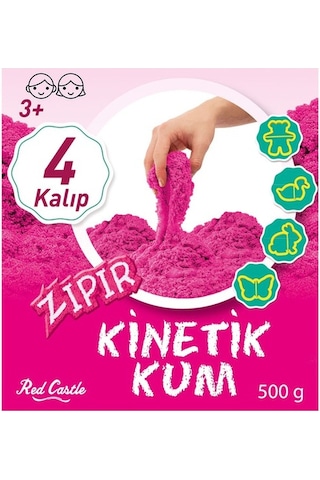 Zıpır Kum Pembe 500 G Kova-Red Castle ZKG500-203