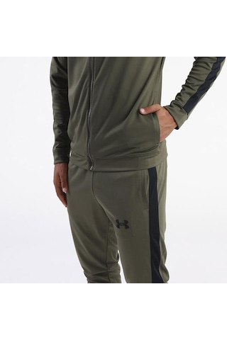 Under Armour Knit Track Erkek Yeşil Dik Yaka Eşofman Takımı Yeşil