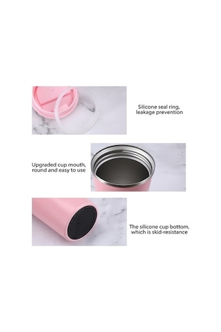 Didadodo Yeşil Termos, Seyahat Kupası - Paslanmaz Çelik, Sızdırmaz, 380ml - Kahve İçin Yeşil, Güvenli Kapak Yeşil