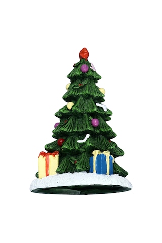 Ruicoo Akvaryum Dekorasyonu Noel Ağaç Modeli Reçine Materyal Güvenli Ev Ofis Tatil Vibe Oluşturucu Ornament