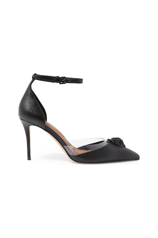 Kurt Geiger Belgravia D'orsay Siyah Bilekten Bantlı Topuklu Ayakkabı