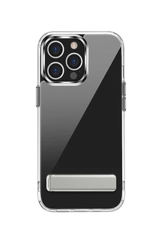 Teleplus Apple Uyumlu iPhone  13 Pro Kılıf Hibrid Lstand Kapak Silikon