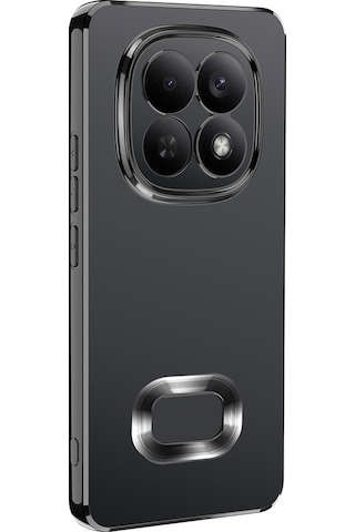 Redmi Note 15 Pro 4g Kılıf Kamera Korumalı Logo Gösteren Mkst Omega Kapak - Derin Mor