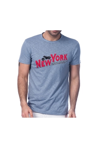 Scorp Graphics New York Baskılı Erkek Tişört