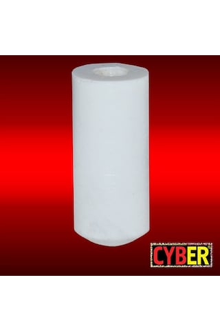5 Mm Plastik Tel Tapası Uzun Tip-Beyaz