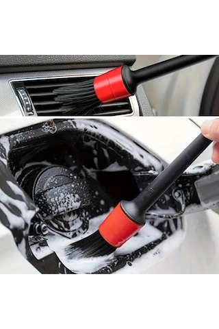 Biishe 5 Li Çok Amaçlı Araç İçi Ve Dış Yüzey Temizlik & Detaylandırma Fırça Seti