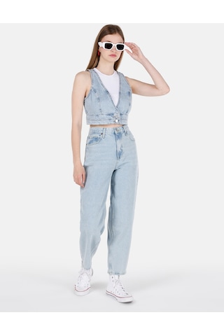 Colin's Colins Dar Kesim Mavi Kadın Büstiyer Cl1069617 Q1.v1 Dn43478 Denim