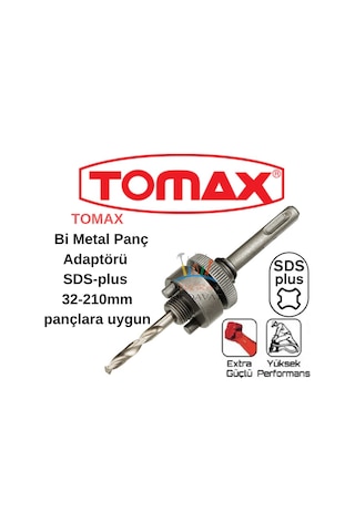 Tomax Hss Bi Metal Panç Adaptörü Sds Plus 32-210