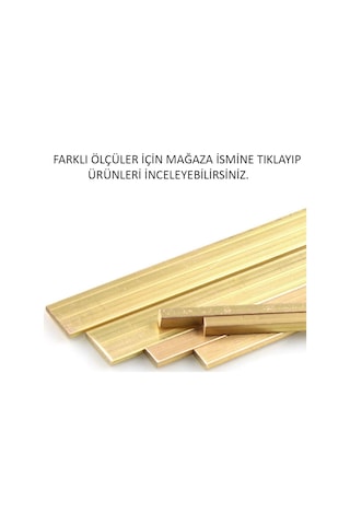 Pirinç Çubuk Kare Lama 6X6 Mm 437658813