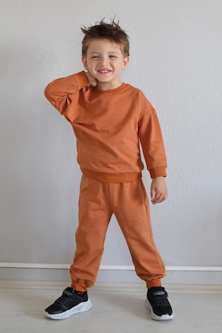Babywom Basic Mevsimlik Eşofman Takımı- Kahverengi