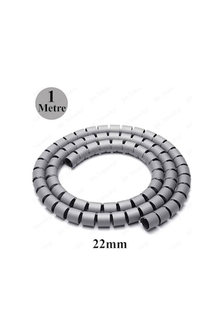 Spiral Kablo Toplayıcı Düzenleyici 22mm - 1 Metre